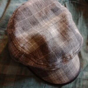 Plaid Gray Women's Hat